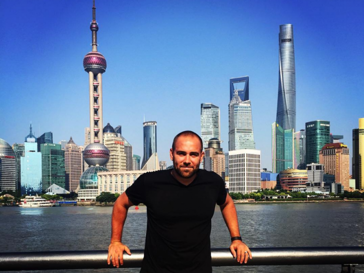 Konrad Waliszewski en shanghai