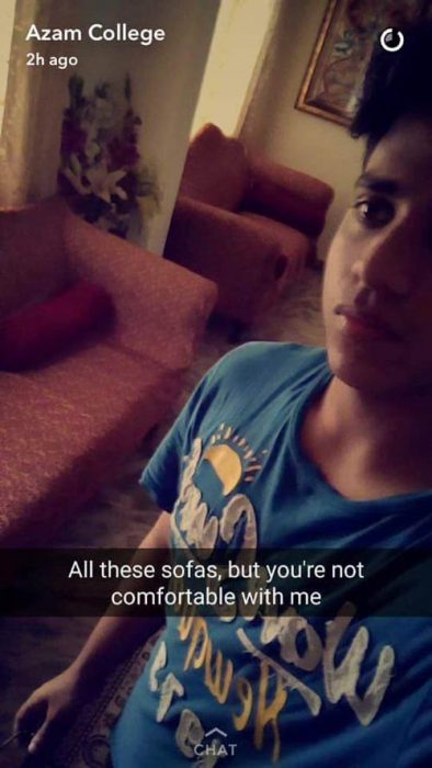 sofas snapchat