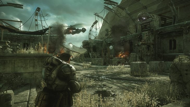 Escena de Gears of War