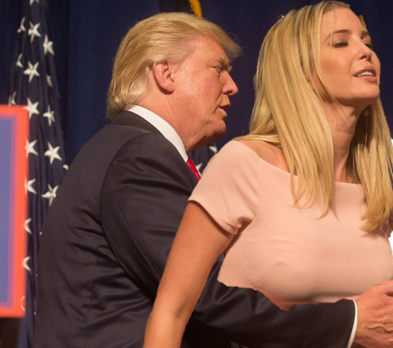 Donald e Ivanka Trump