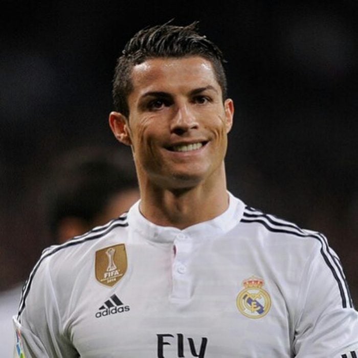 Cristiano Ronaldo sonriente