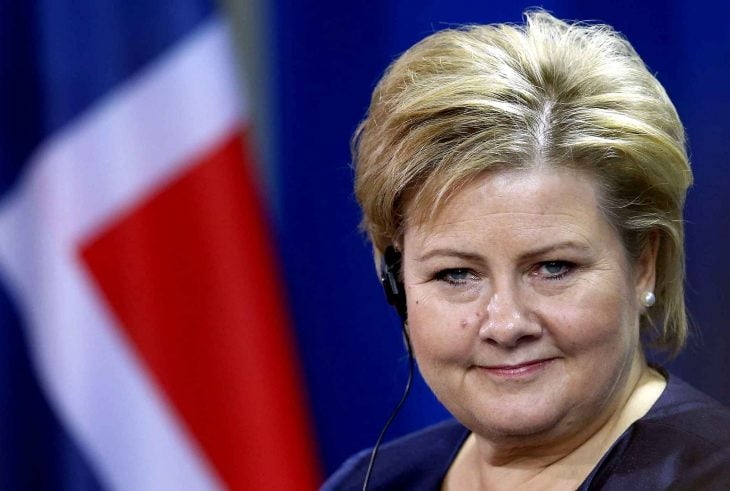 Erna Solberg, primer ministro de Noruega