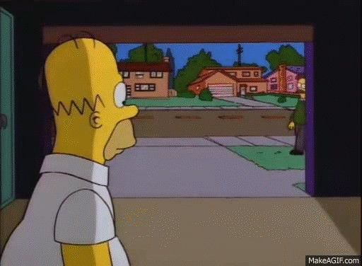 Homero le cierra la puerta a Flanders