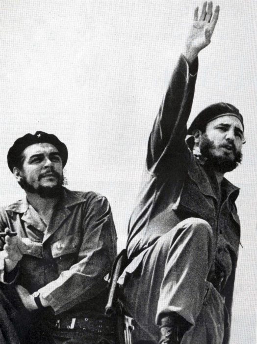 fidel castro y che guevara