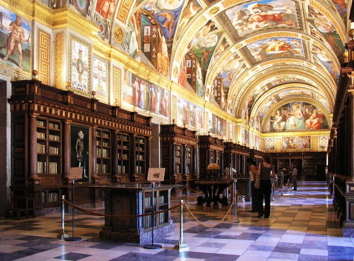 Real Biblioteca del Monasterio del Escorial, en Madrid