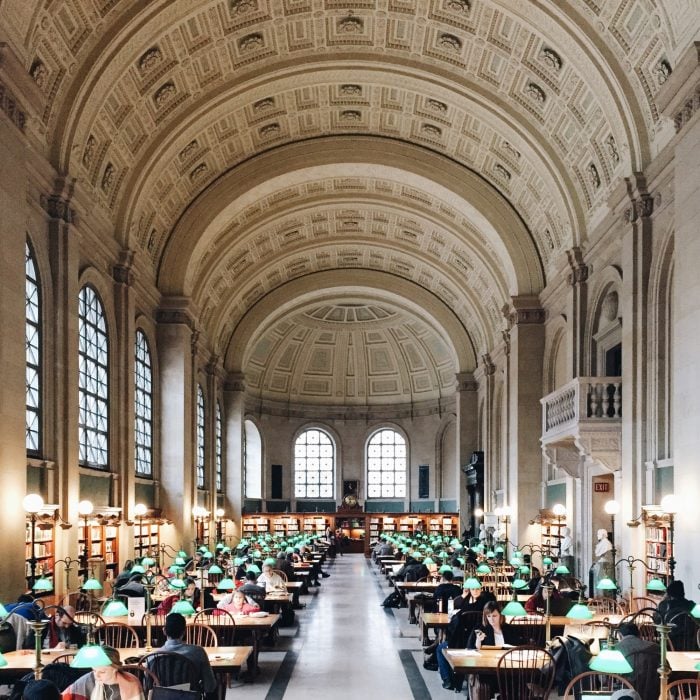 Biblioteca Pública de Boston, en Boston