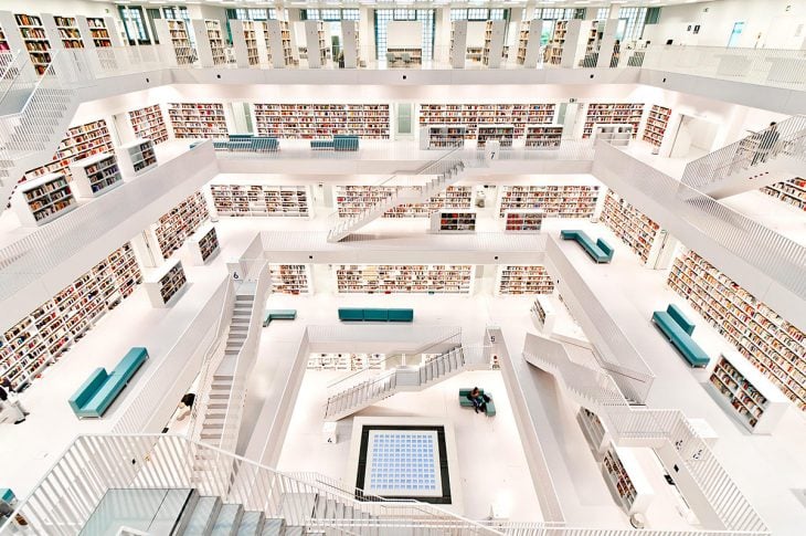 Biblioteca de la Ciudad de Stuttgart, en Stuttgart 