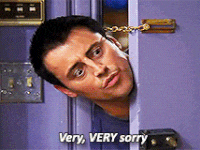 Joey Very sorry