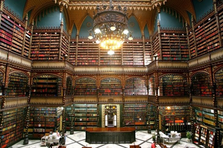 Sala de Lectura Real Portuguesa, en Río de Janeiro