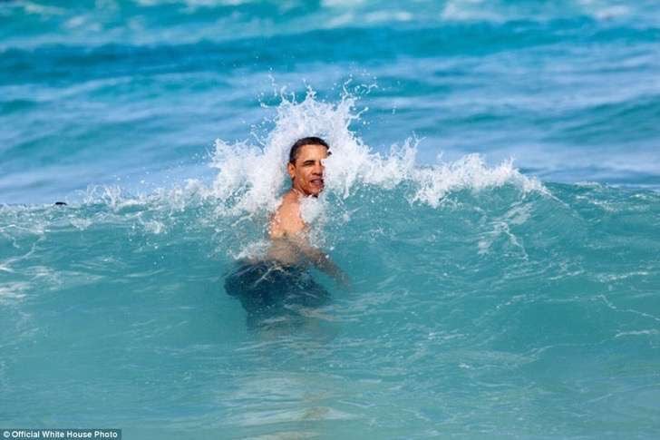 en el mar obama