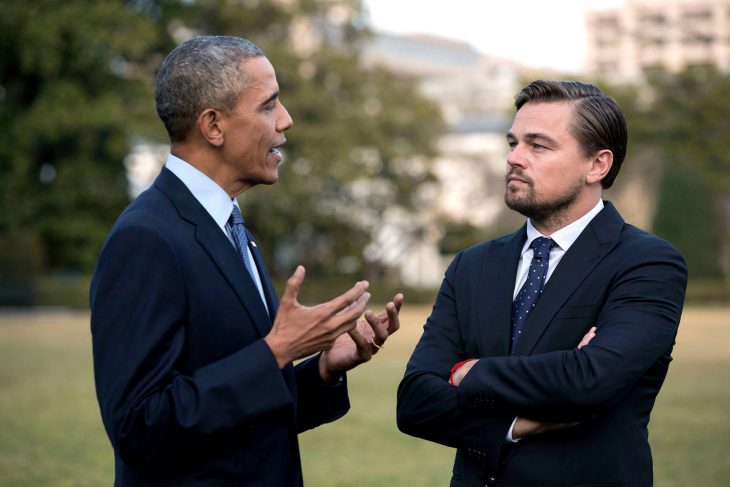 obama, dicaprio