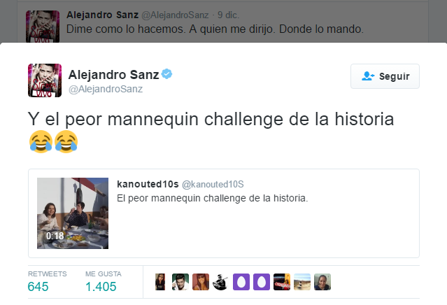 twitter Alejandro sanz
