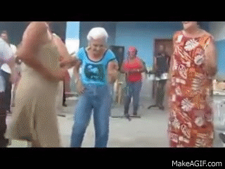 Abuelita bailando