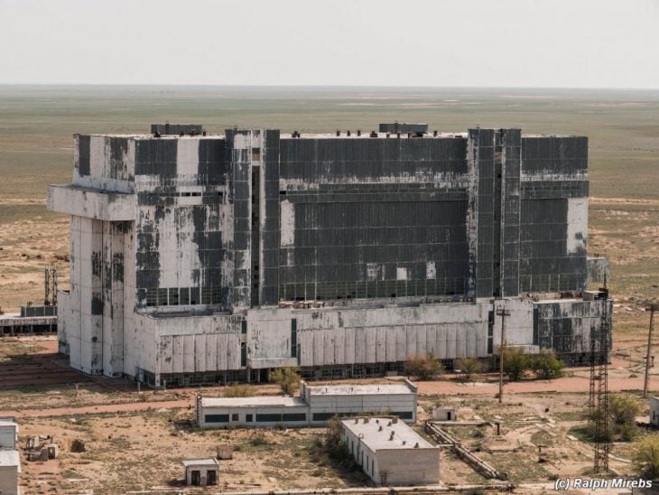 Edificio del antiguo programa espacial ruso