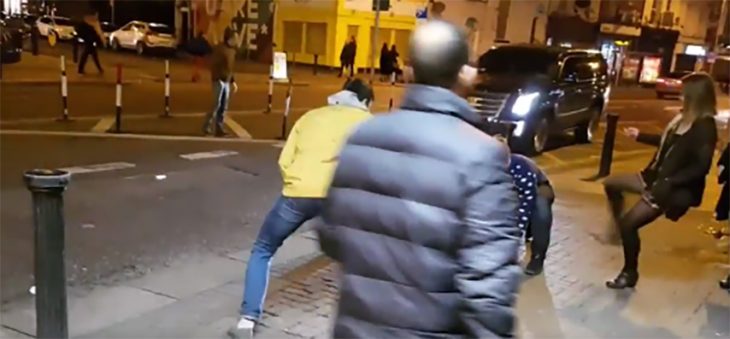 Pelea en la calle