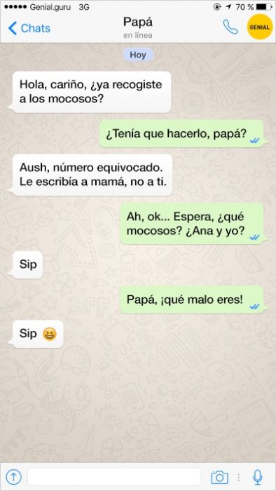 Conversaciones equivocadas