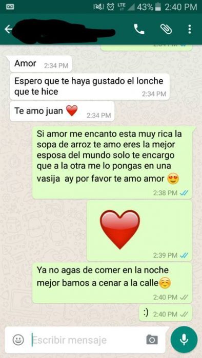 mensaje pareja