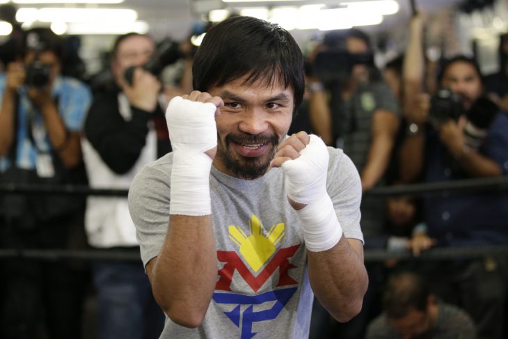 Boxer Manny Pacquiao