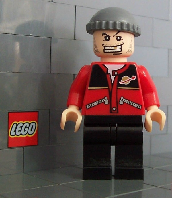 Maleante en figura de Lego