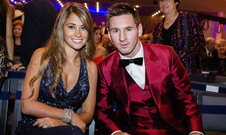 Messi y su novia Antonella