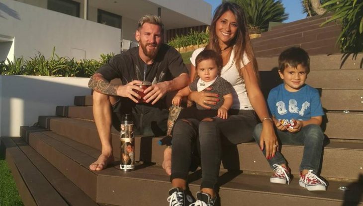 Lionel Messi y su familia