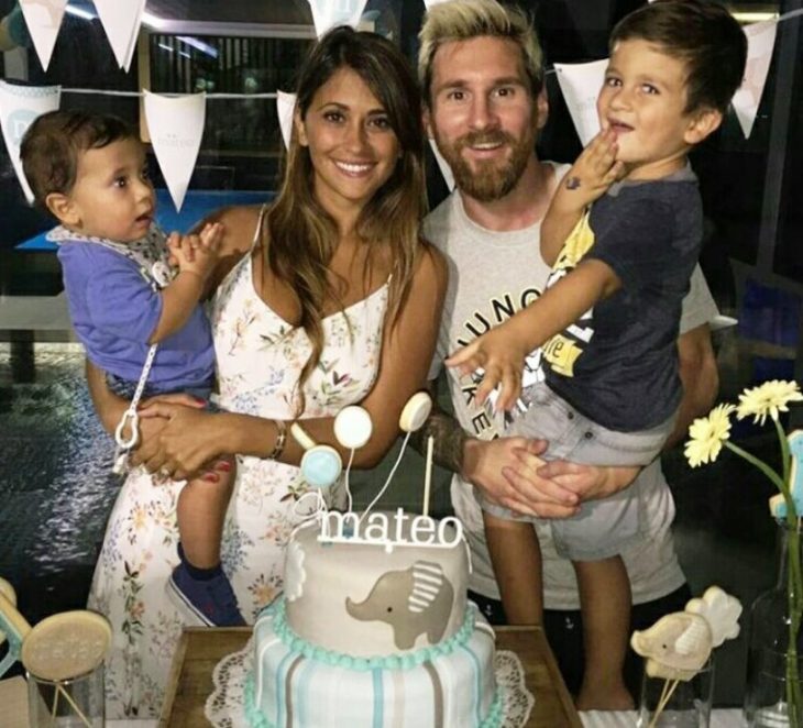 Messi celebra en familia cumpleaños de su hijo