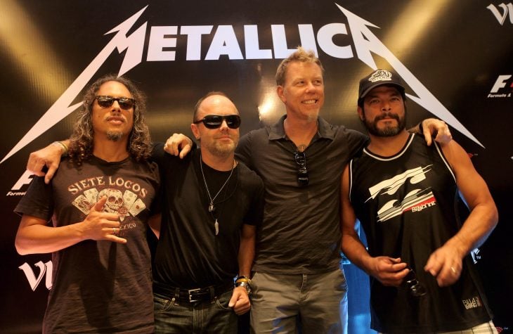 Metallica posan para la foto