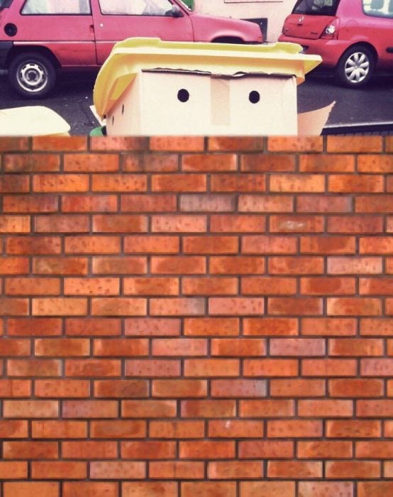 Batalla PS Trump basurero muro