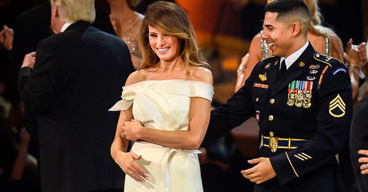 Cadete Puertorriqueño Hizo Sonreír A Melania Trump COVER-sargento-latino-hizo-lo-que-trump-no-pudo-con-su-esposa-y-le-aplauden