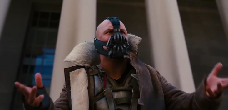 Bane discurso en película Batman