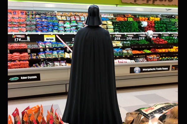 Darth Supermarket Vader