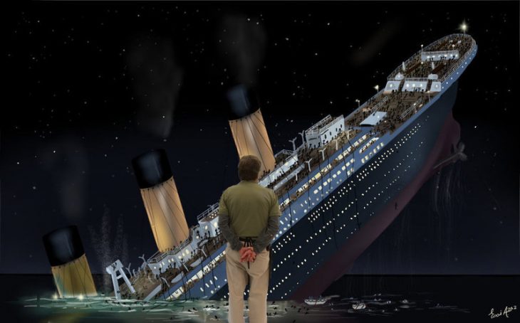 Photoshop hombre titanic