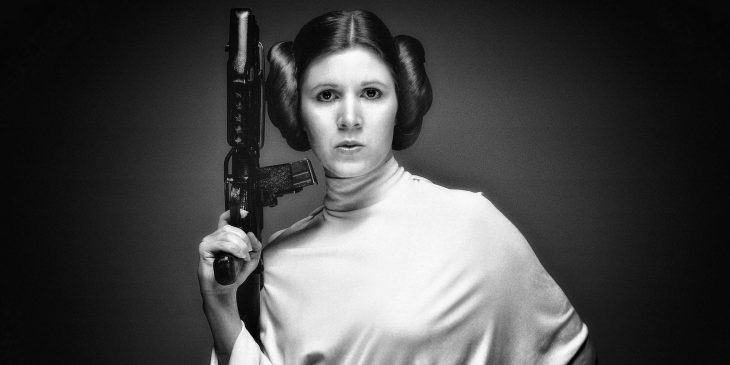 Star Wars princesa Leia con Bláster