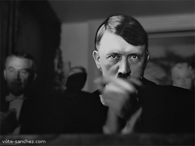 Hitler aplaudiendo gif