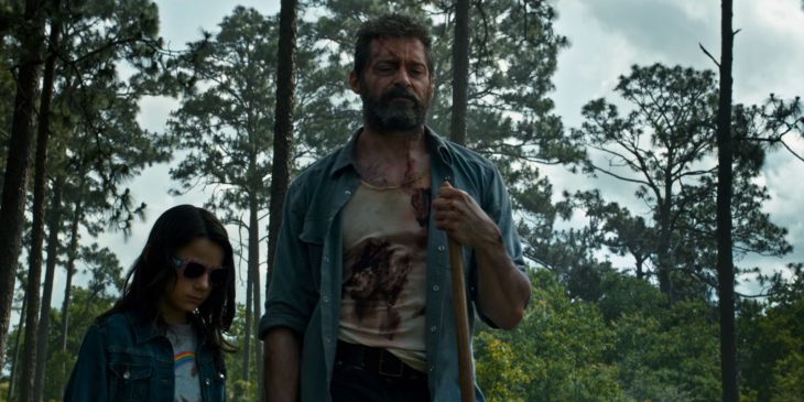 Wolverine y Laura Kinney en logan