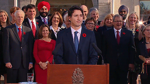 Justin Trudeau en discurso