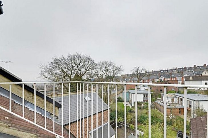 Vista desde el balcón de la casa