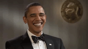 Barack Obama sonríe