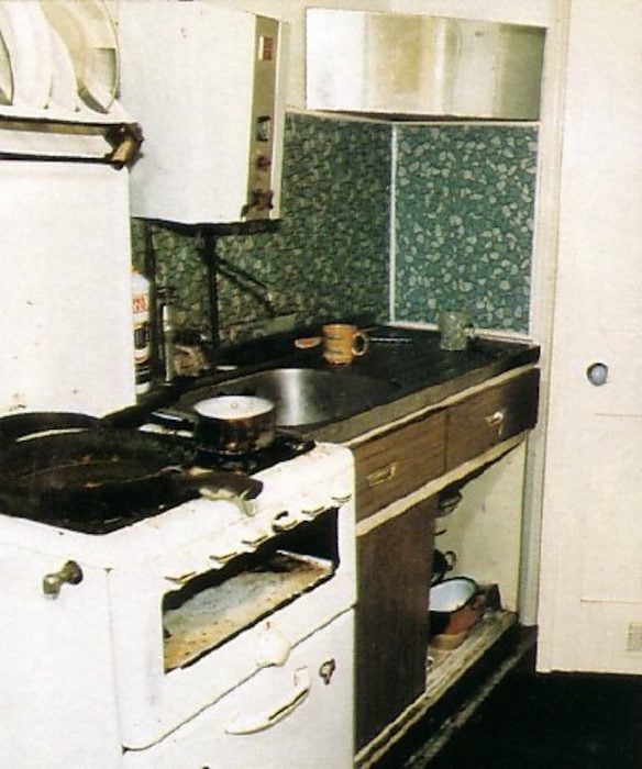 Cocina donde cocía a sus victimas