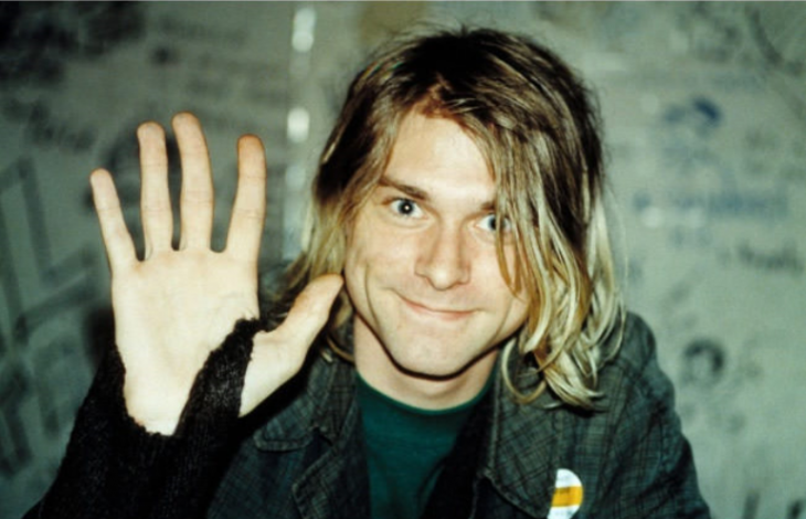 Hombre Curt Cobain 1990 