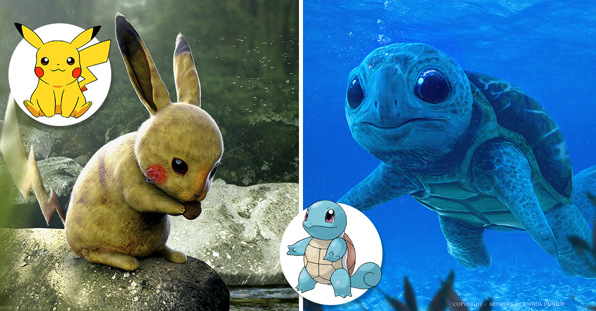 Fotos: así se verían los Pokemon en la vida real