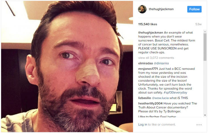 hugh jackman instagram