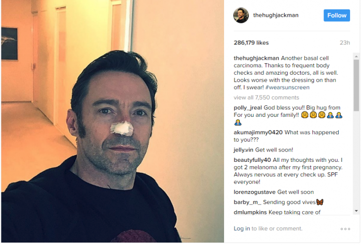 hugh jackman instagram