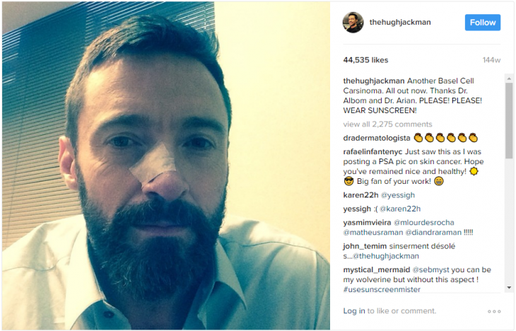 hugh jackman instagram