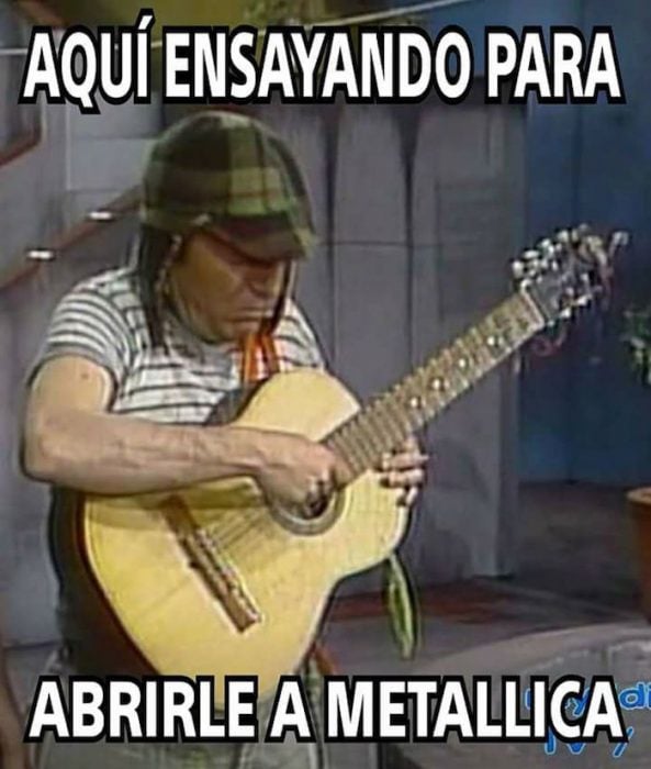 Memes por concierto de Metallica