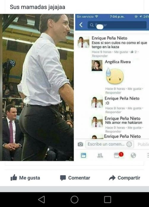 trudeau hackeado