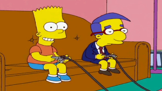 Bart y Milhouse