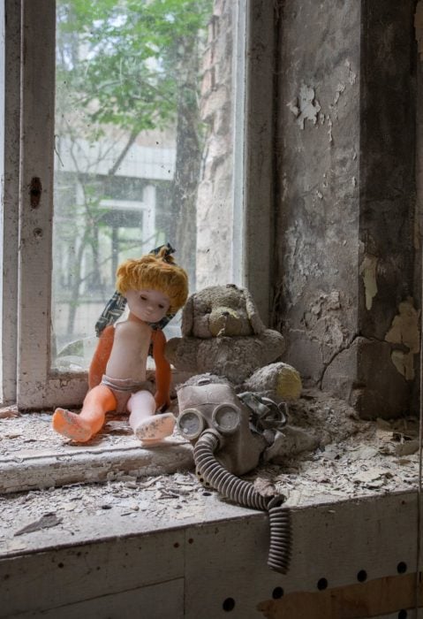 Ciudad abandonada en Ucrania