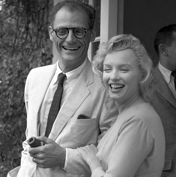 Marilyn Monroe y esposo Arthur Miller