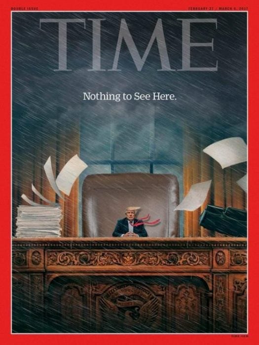 Tiny Trumps revista Time